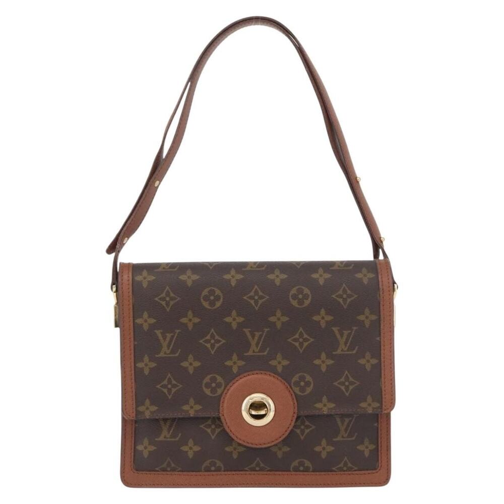 Louis Vuitton Monogram Raspail Shoulder Bag Brown